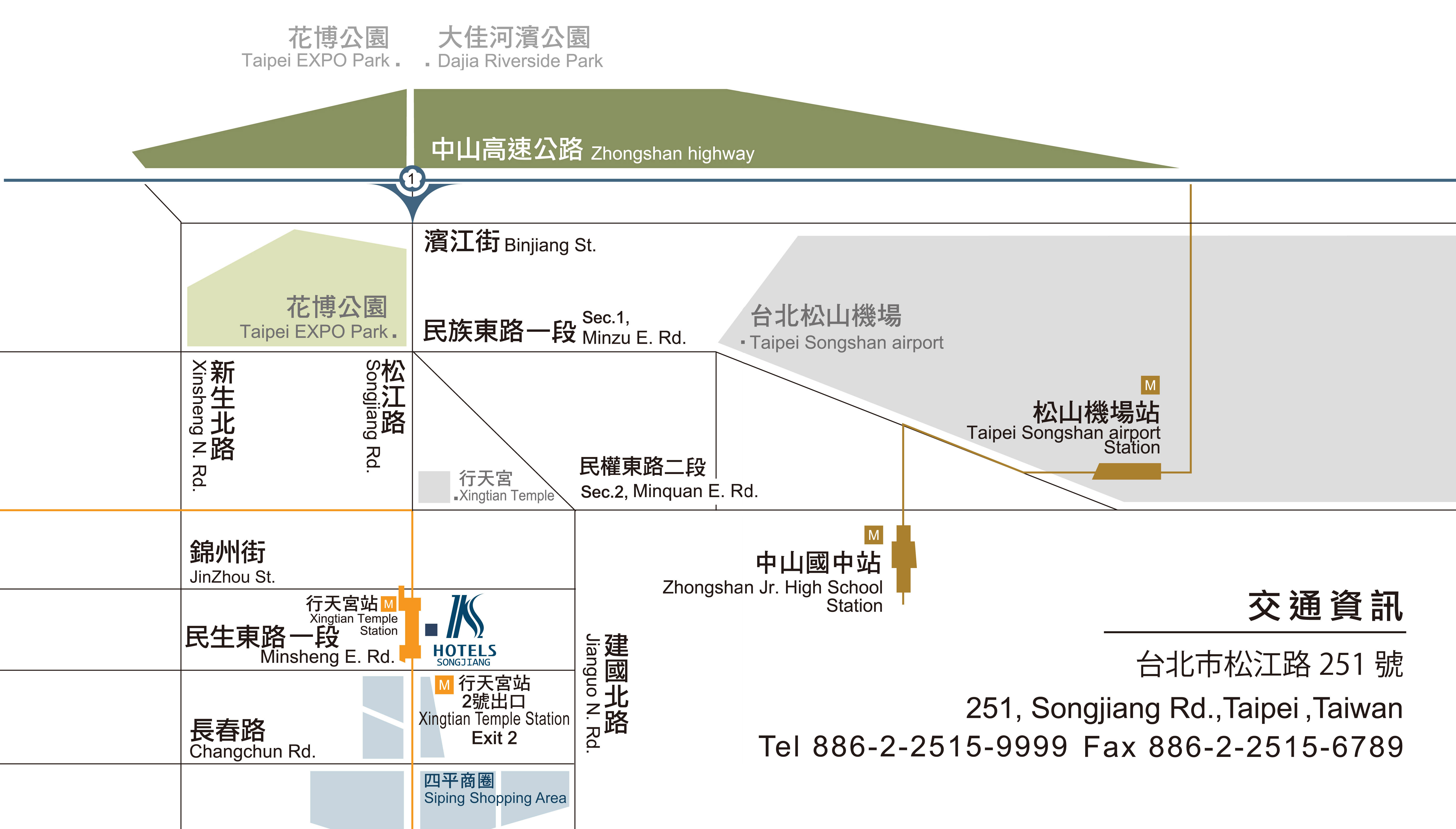 台北松江地圖